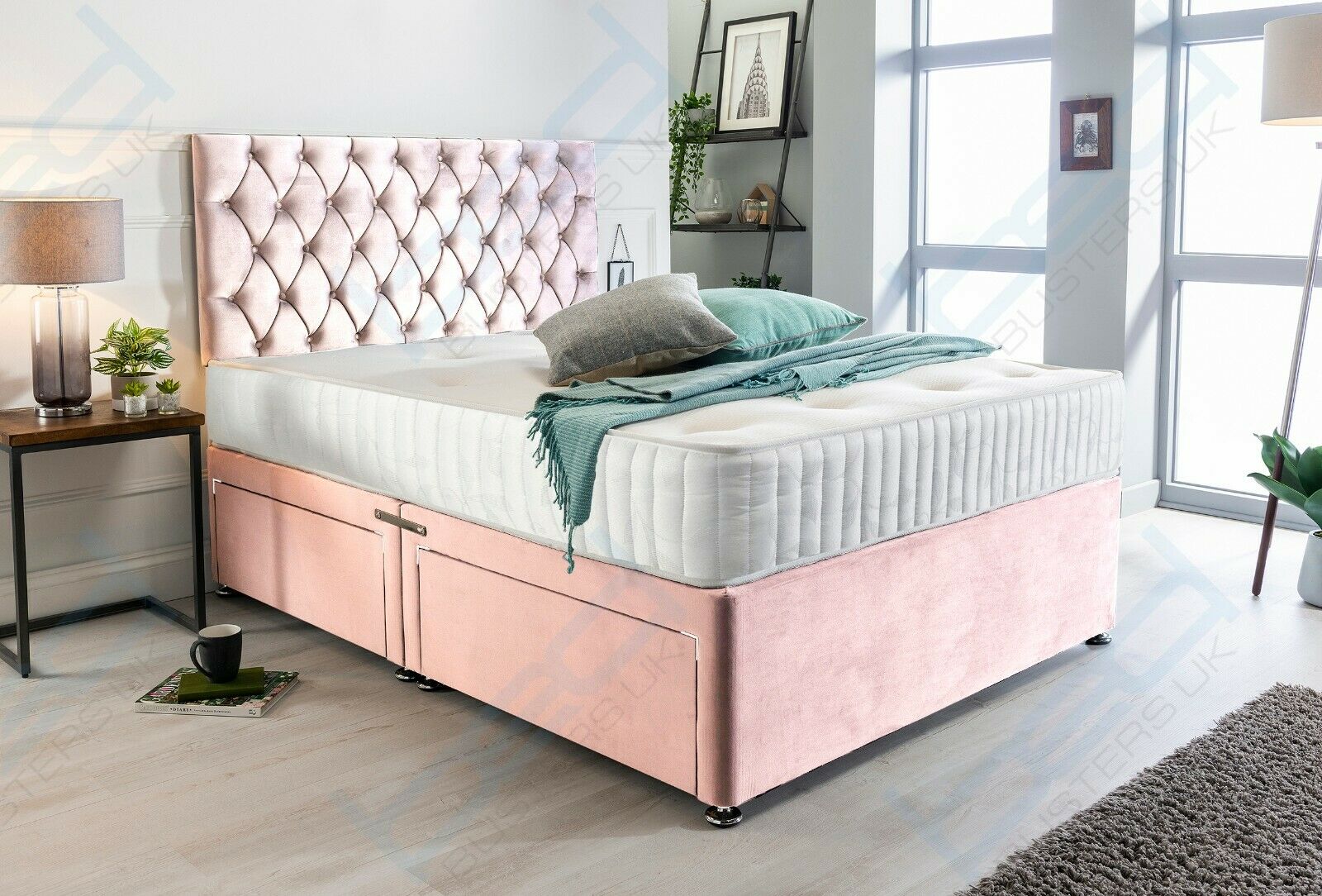 small double divan ottoman bed with mattress